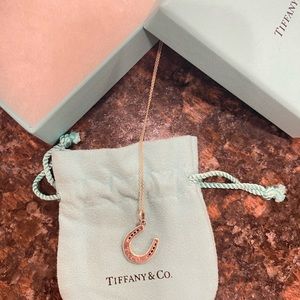 COPY - authentic Tiffany & Co horseshoe pendant/necklace
